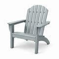 Sedia Adirondack in plastica riciclata grigio, 89x76x89 cm