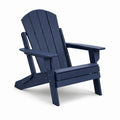 Sedia Adirondack in legno blu