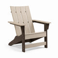 Sedia Adirondack in legno composito beige/marrone 75x90x95 cm